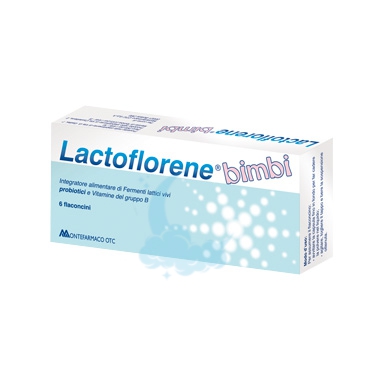 Lactoflorene Linea Fermenti Bimbi Integratore di Fermenti Lattici 12 Flaconcini