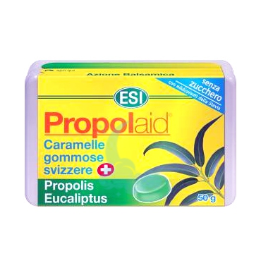 Esi Linea Protezione Inverno PropolAid Caramelle Gommose Svizzere 50 g Eucalipto