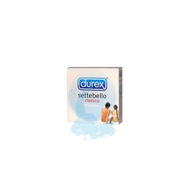 Durex Linea Classica Settebello Cassico Condom Confezione con 3 Profilattici