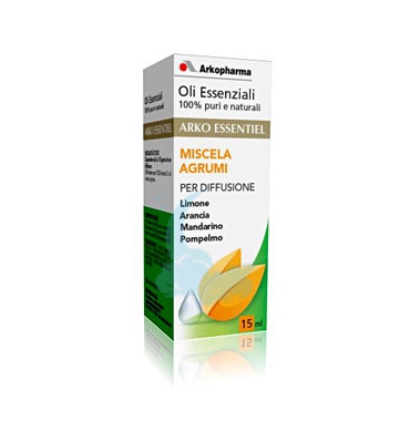 Arkopharma Linea Ambiente Oli Essenziali Miscela Agrumi per Diffusione 15 ml