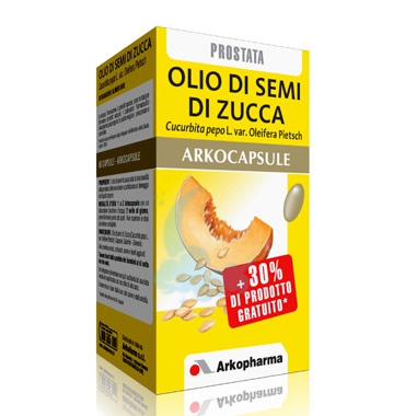 Arkocapsule Linea Benessere Prostata Olio di Semi di Zucca Integratore 60 Capsul