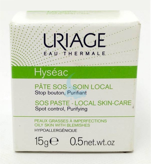 Uriage Linea Pelle Grassa Impura Hyseac Pate SOS Viso Pasta Stop Brufoli 15 g