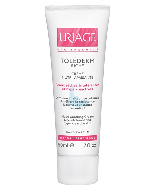 Uriage Linea Tolederm Creme Riche Nutriente Pelli Intolleranti e Reattive 50 ml