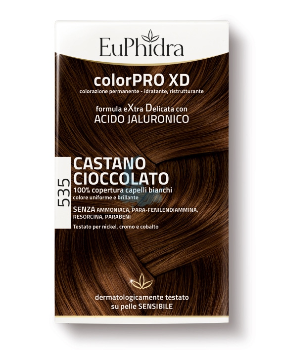 EuPhidra Linea ColorPRO XD Colorazione Extra-Delixata 535 Castano Cioccolato