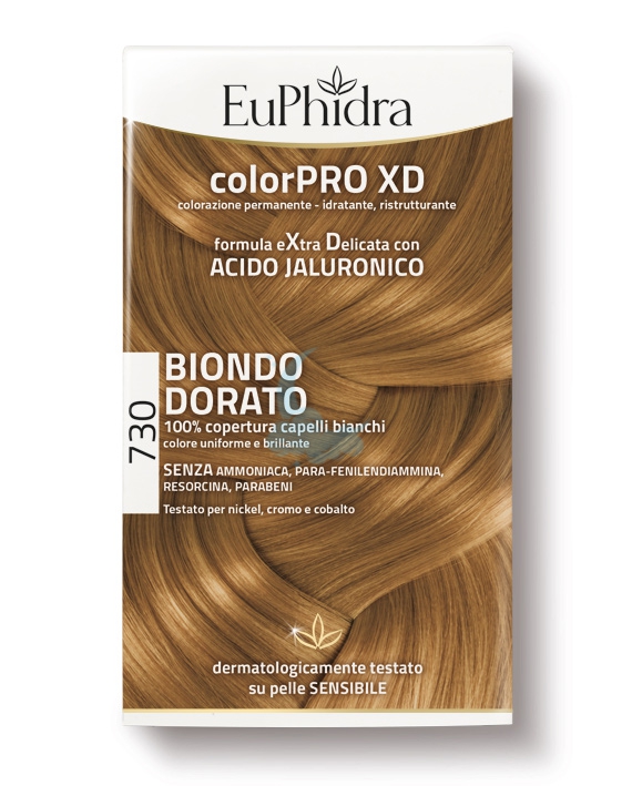 EuPhidra Linea ColorPRO XD Colorazione Extra-Delixata 730 Biondo Dorato
