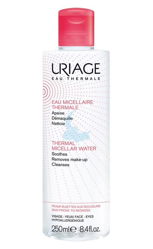 Uriage Linea Detergente Viso Acqua Micellare Lenitiva Pelli Arrossabili 250 ml