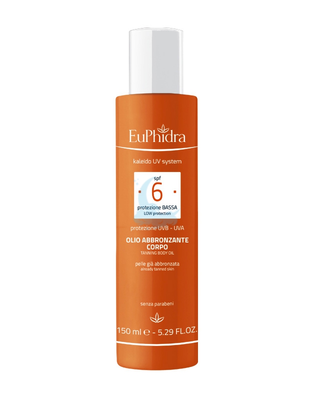 EuPhidra Linea Kaleido UV System SPF6 Olio Abbronzante Intensivo Corpo 150 ml