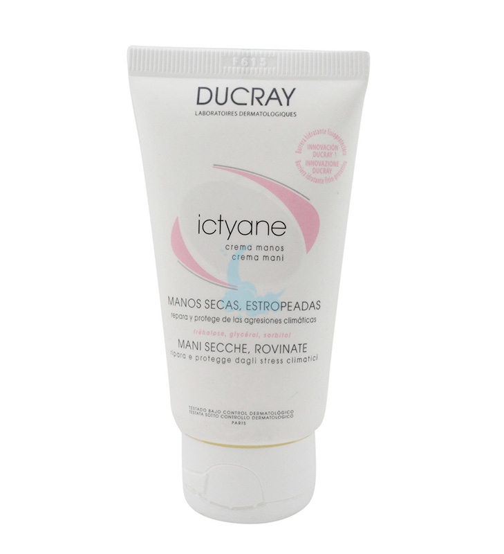 Ducray Linea Disidratazione Ictyane Crema Mani Idratante Rigenerante 50 ml