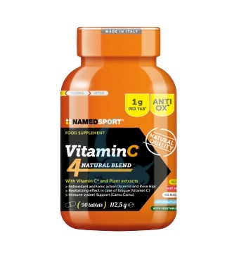 Named Linea Vitamine Minerali VitaminC 4 Natural Blend Integratore 90 Compresse