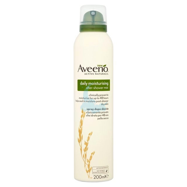 Aveeno Linea Cura Quotidiana della Pelle Spray Idratante Dopo Doccia 200 ml