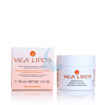 VEA Linea Pelli Sensibili Lipo3 Vitamina E Lipogel Idratante Rigenerante 50 ml