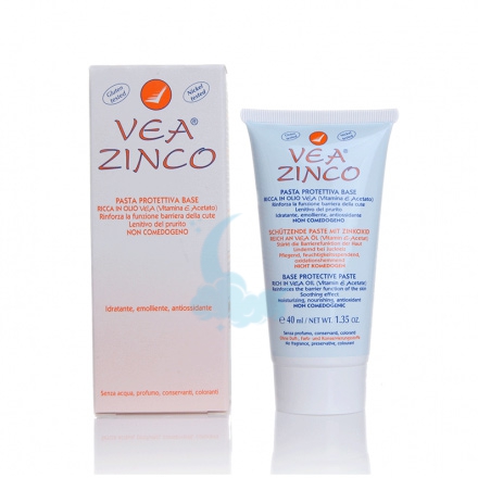 VEA Linea Pelli Sensibili Zinco Pasta Protettiva Lenitiva Emolliente 40 ml