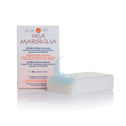 VEA Linea Pelli Sensibili Marsiglia Sapone Naturale Delicato a pH Neutro 100 g