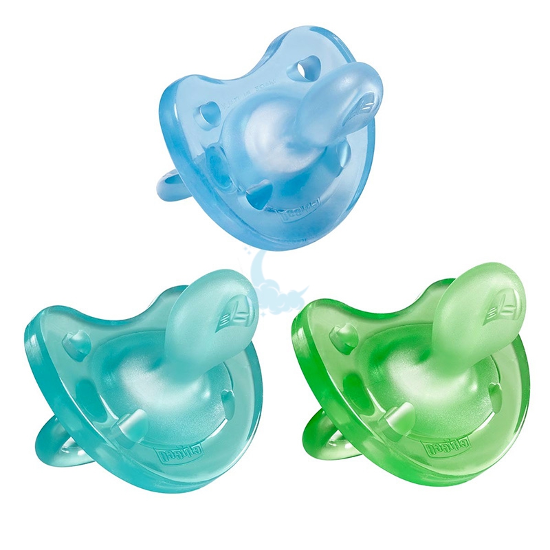 Chicco Linea Allattamento Gommotto Colorato in Silicone 6-12 Mesi