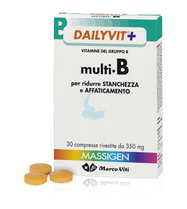 Massigen Linea Vitamine Minerali Dailyvit+ Multi B Integratore 30 Compresse