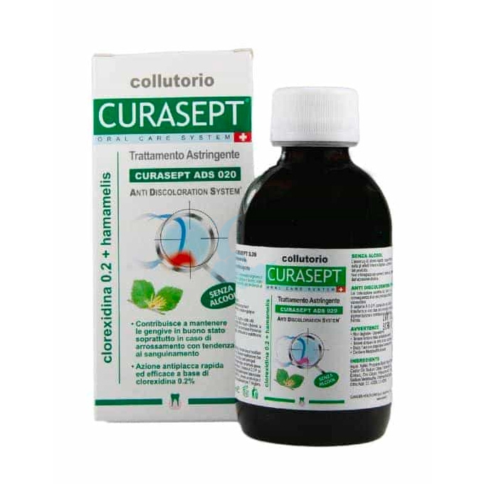 Curaden Curasept ADS Clorexidina 0,20% Collutorio Astringente 200 ml