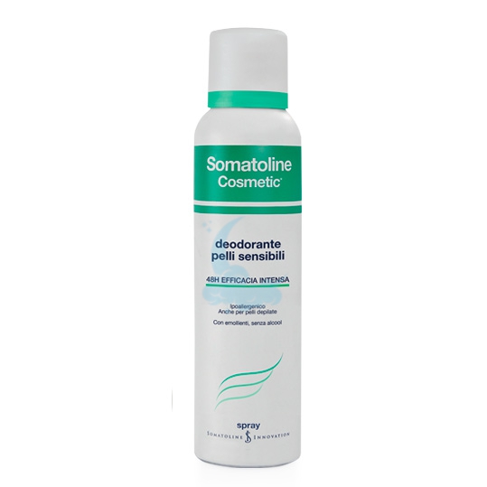 Somatoline Cosmetic Linea Deodorante Pelli Sensibili Spray 150 ml Offerta Spec