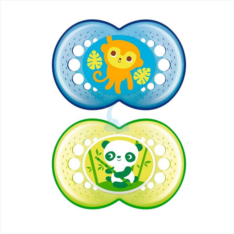 MAM Linea Benessere Bambini Original Jungle Succhietto Silicone 6+ Mesi