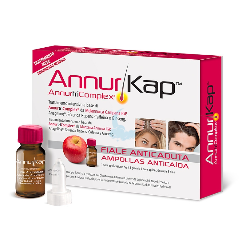 DiVa srl Linea Capelli Sani e Forti AnnurKap Soluzione Anti Caduta 10 Fiale