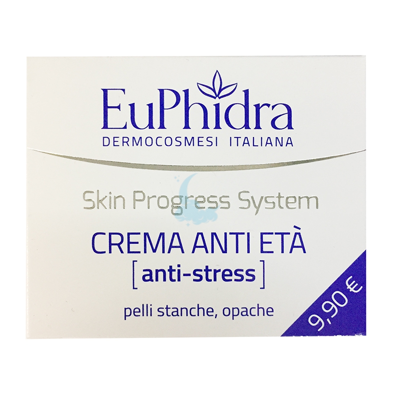 EuPhidra Linea Skin-Progress System Crema Anti-Età Anti-Stress Pelle Stanca 40ml