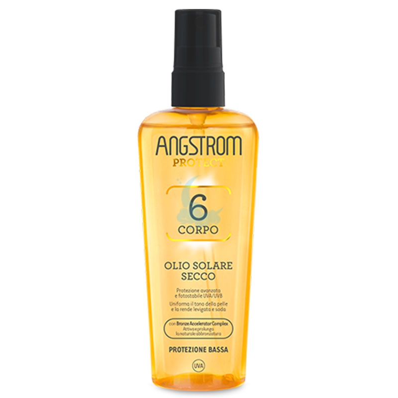 Angstrom Linea Corpo Olio Spray Solare Secco Protezione 6 150 ml