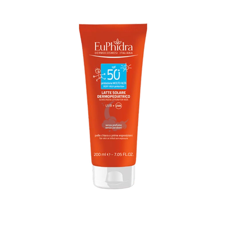 EuPhidra Linea Kaleido UV System Latte Solare Dermopediatrico 50+ 200 ml