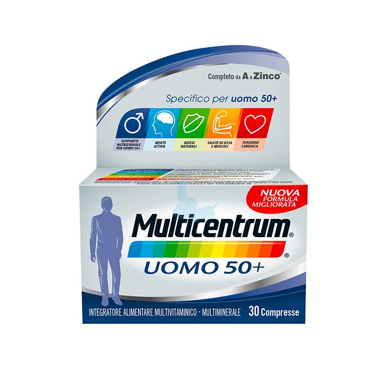 Multicentrum Uomo 50+ 30 Compresse
