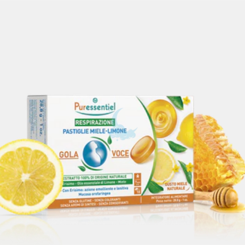 Puressentiel Linea Resp OK Respirazione Pastiglie Miele Limone 18 pastiglie
