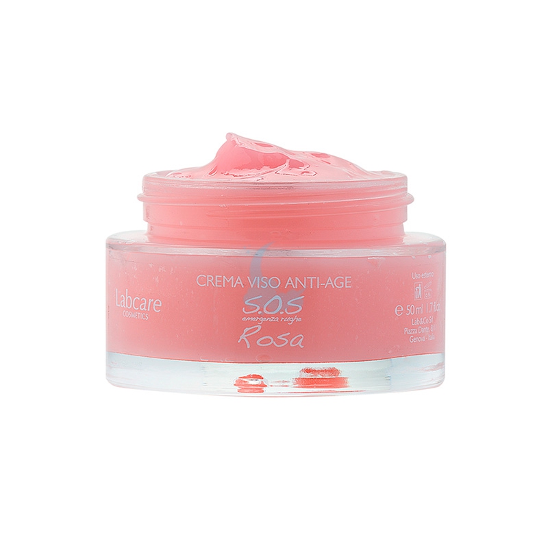 Labcare Linea S.O.S Crema Viso Anti-Age Emergenza Rughe Rosa 50 ml