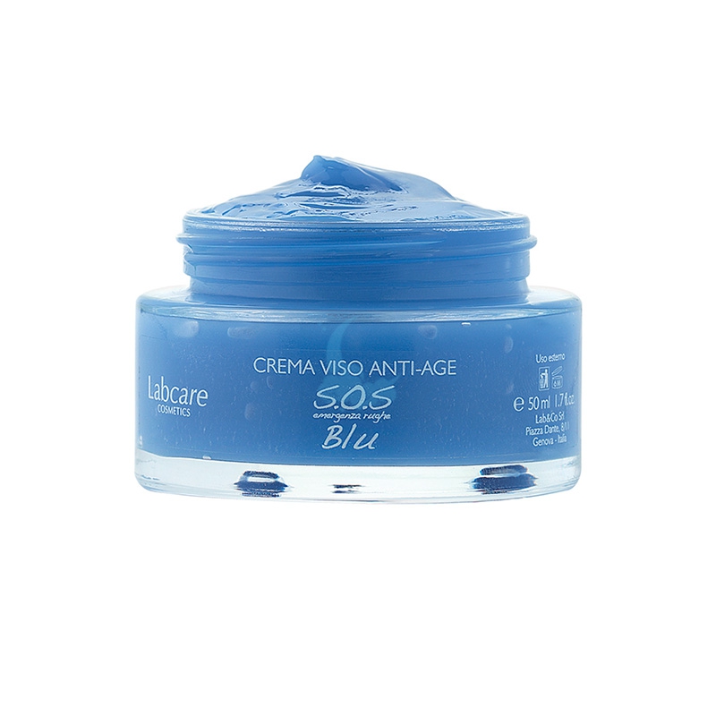 Labcare Linea S.O.S Crema Viso Anti-Age Emergenza Rughe Blu 50 ml