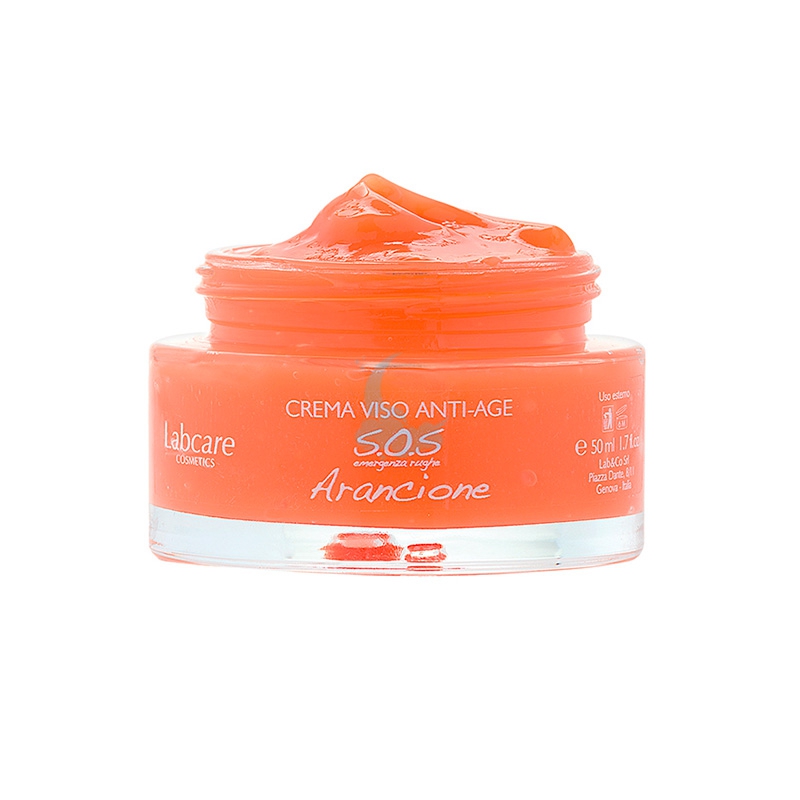Labcare Linea S.O.S Crema Viso Anti-Age Emergenza Rughe Arancione 50 ml